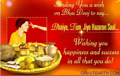 Sending You A Wish On Bhai Dooj To Say Bhaiya TumJiyo Hazaron Saal
