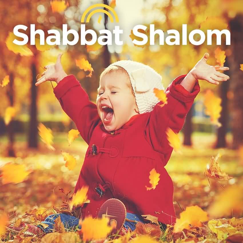 Shabbat Shalom Happy Kid Picture