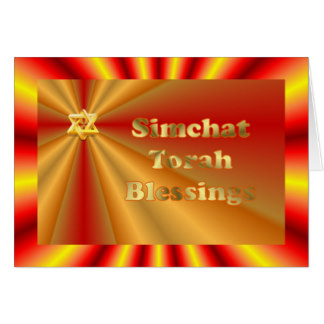 Simchat Torah Blessings Greeting Card