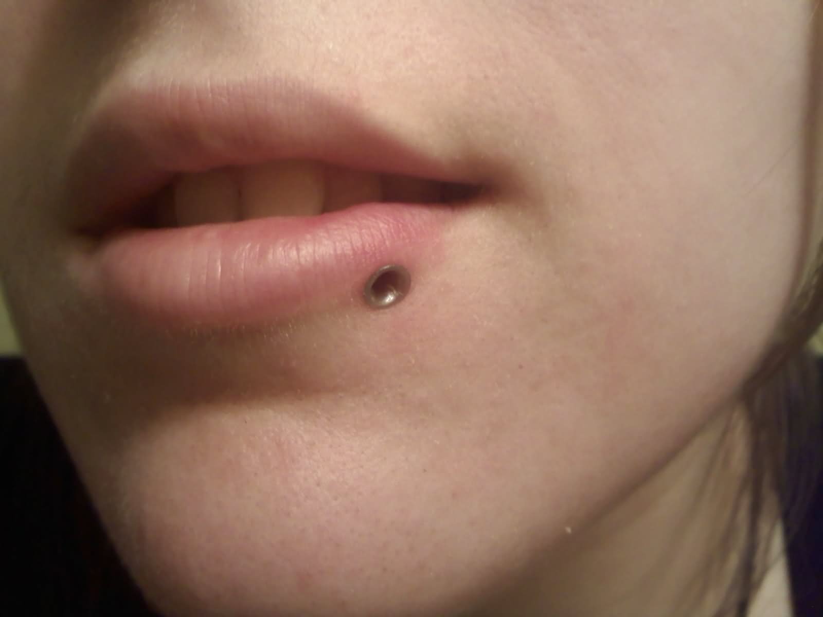 Small Guage Lip Piercing For Young Girls