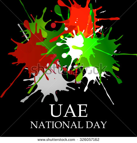 UAE National Day Color Splash