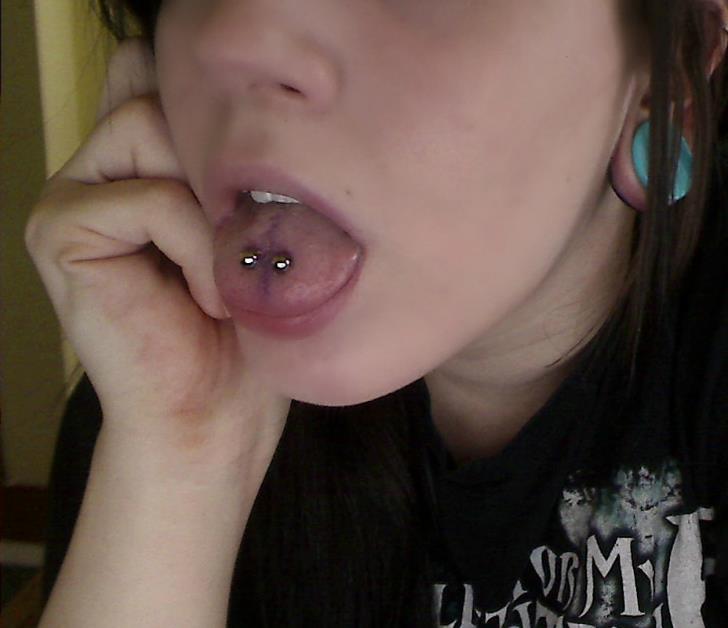 Venom Piercing With Small Barbell