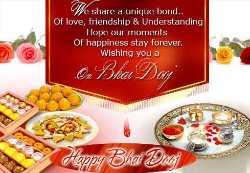 We Share Aunique Bond Of Love, Friendship & Understanding Hope Our Moments Of Happiness Stay Forever Wishing You A On Bhai Dooj