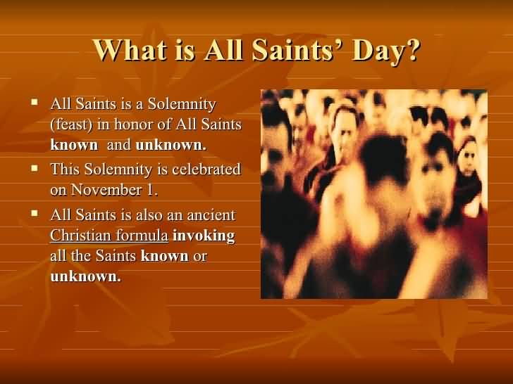 What Is All Saints Day