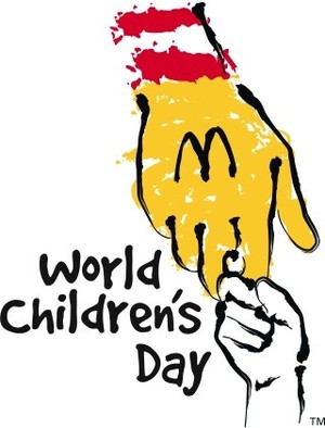 World Children's Day McDonald's Hand Picture