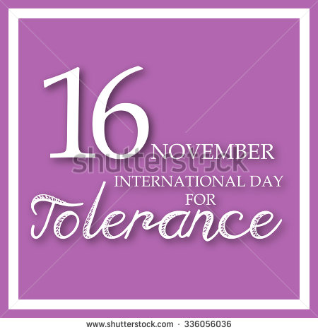 16 November International Day For Tolerance Card