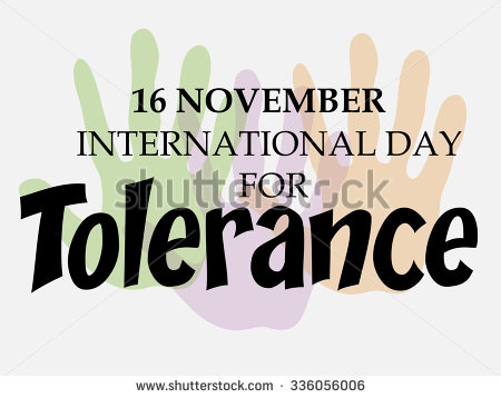 16 November International Day For Tolerance Vector Illustration