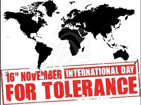 16th November International Day for Tolerance World Map
