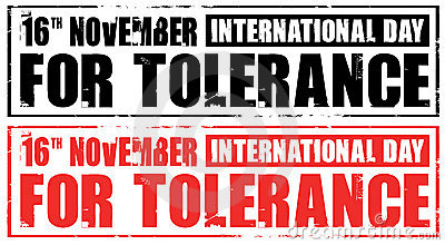 16th November International Day for Tolerance
