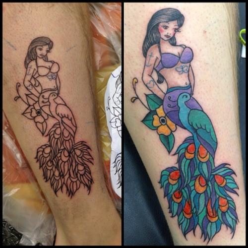 50+ Pin Up Mermaid Tattoos Ideas