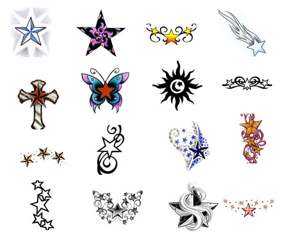 Awesome Star Tattoos Designs
