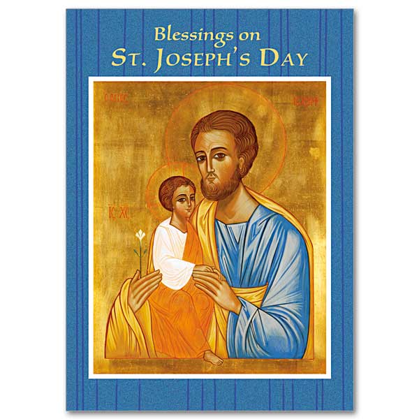 Blessings On St Joseph's Day Greeting Card
