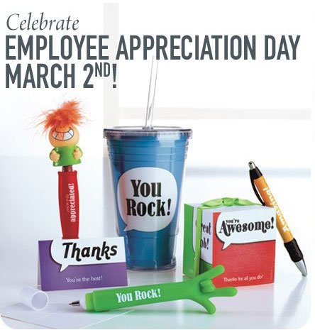 Celebrate Employee Appreciation Day March 2nd