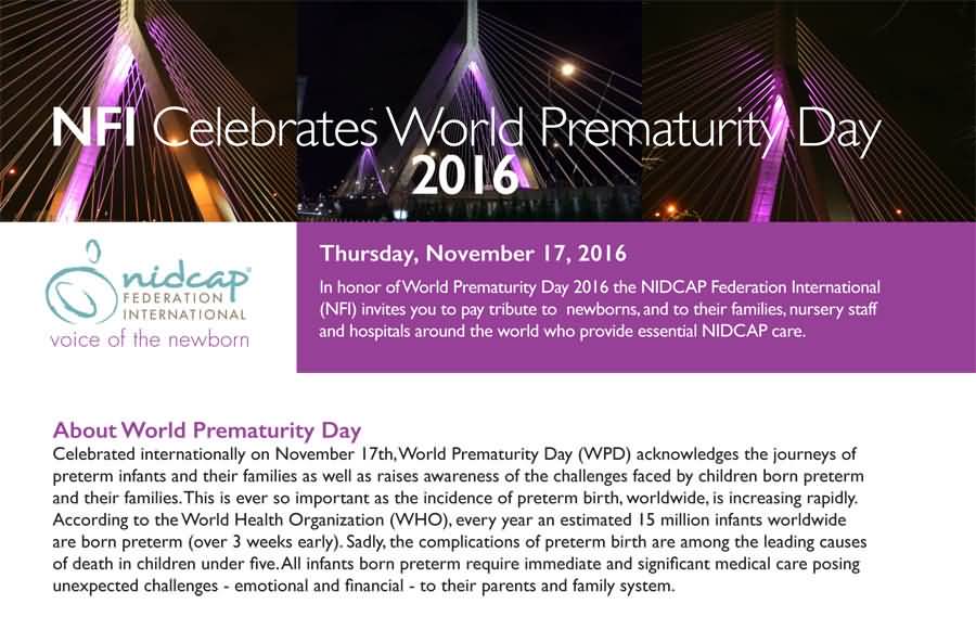 Celebrates World Prematurity Day 2016
