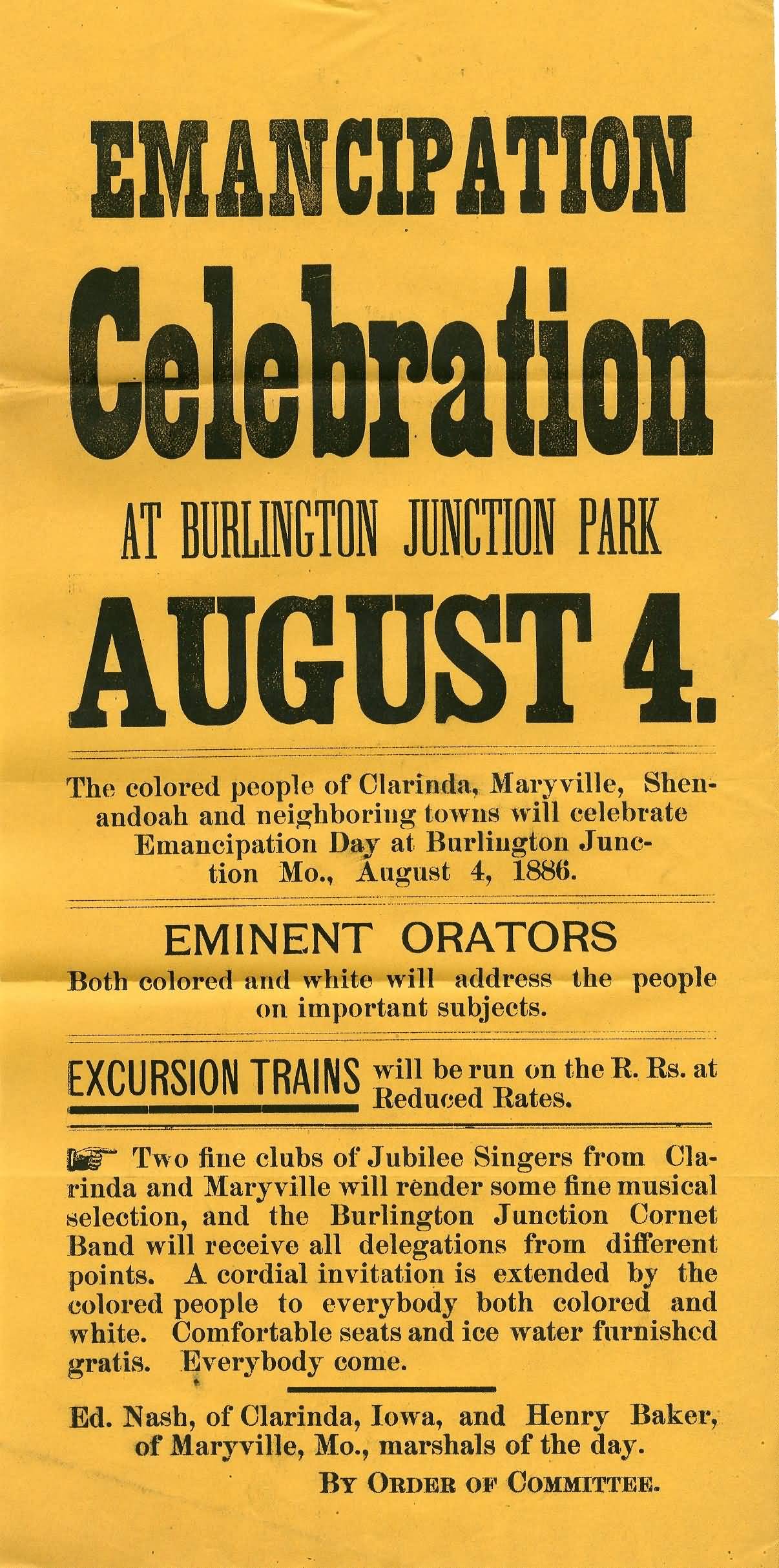 Emancipation Celebration Poster