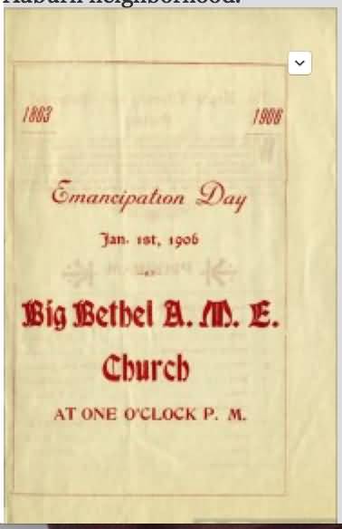 Emancipation Day Jan 1st 1906 Poster