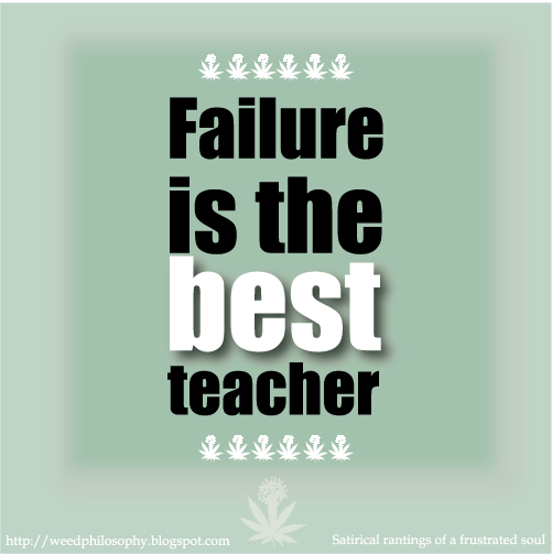 Failure is the best teacher