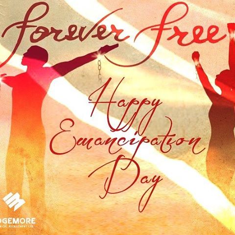 Forever Free Happy Emancipation Day Poster