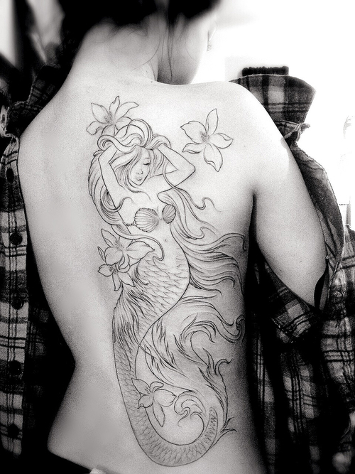 33+ Beautiful Mermaid Tattoos Collection