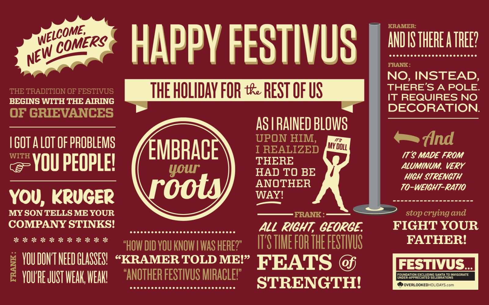Happy Festivus The Holiday For The Rest Of Us