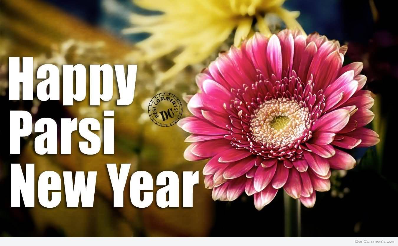 Happy Parsi New Year Flower Picture