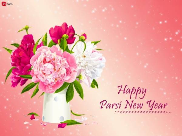 Happy Parsi New Year Flowers For You