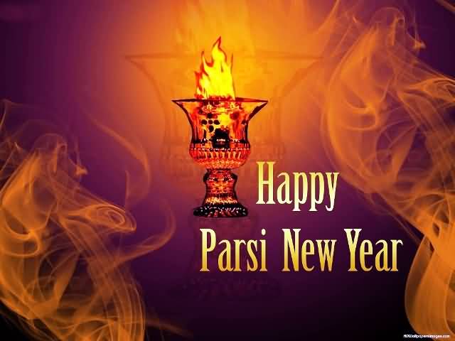 Happy Parsi New Year Lamp Picture