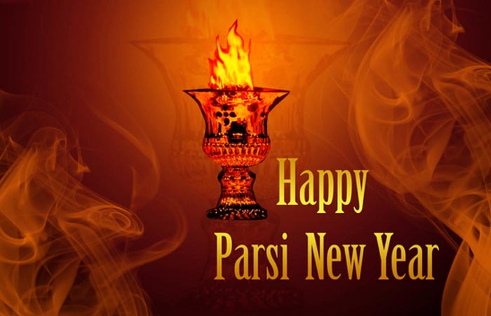 Happy Parsi New Year Lighting Lamp Picture