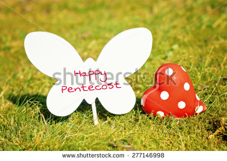 Happy Pentecost Butterfly Card