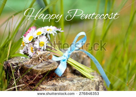Happy Pentecost Flowers Bunch