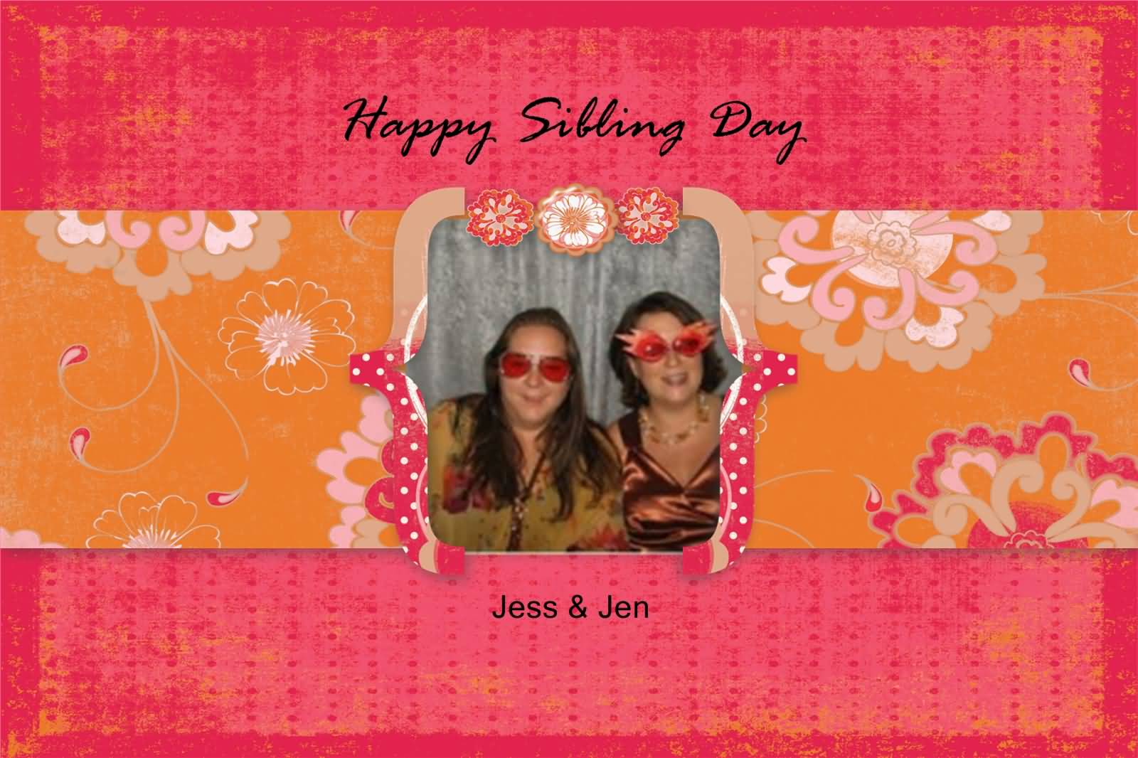 Happy Siblings Day Greeting Card