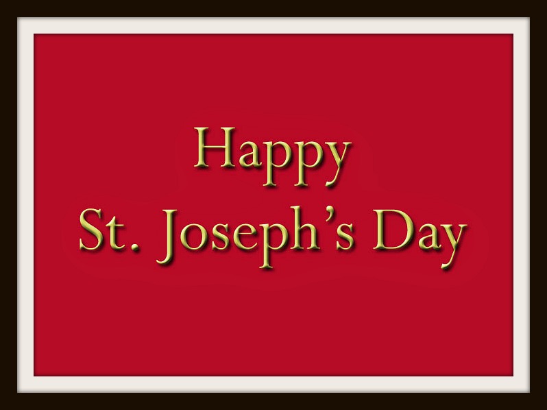 Happy St. Joseph's Day Greeting Card