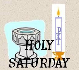 Holy Saturday Candle