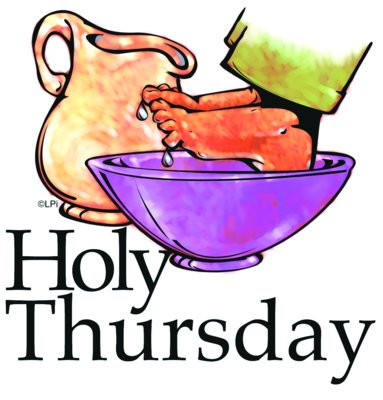 Holy Thursday Service Cartoon Picture