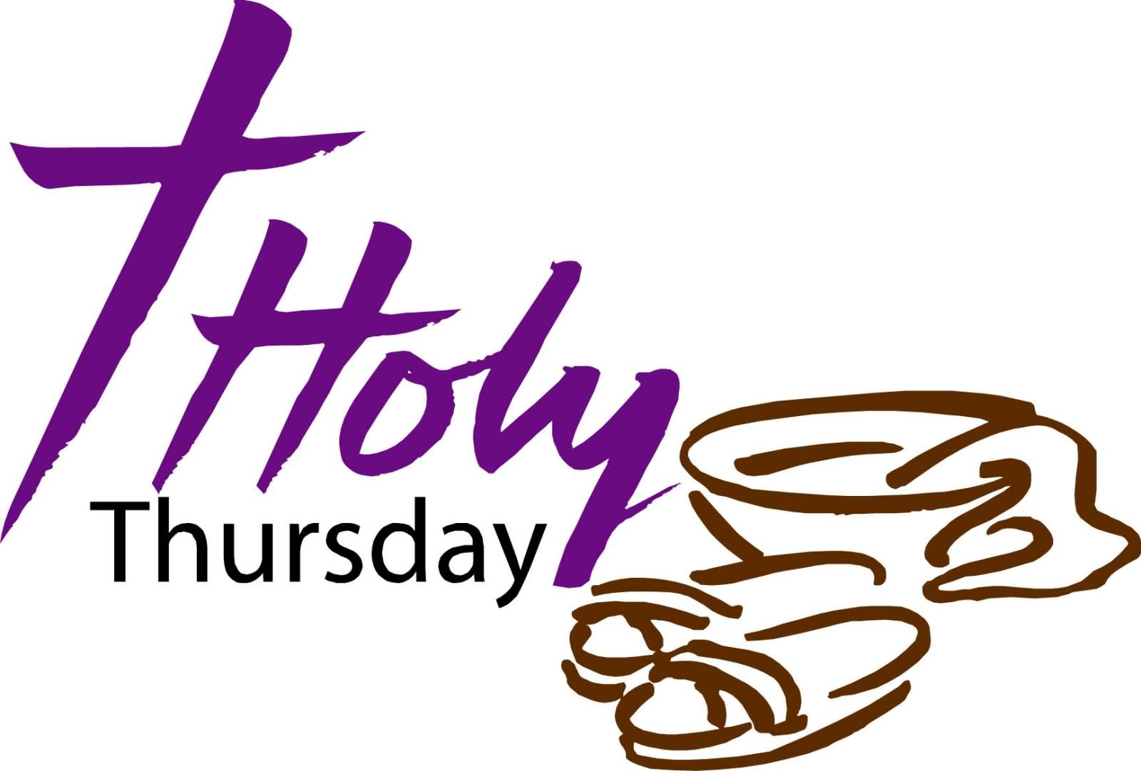 Holy Thursday Wishes Clipart