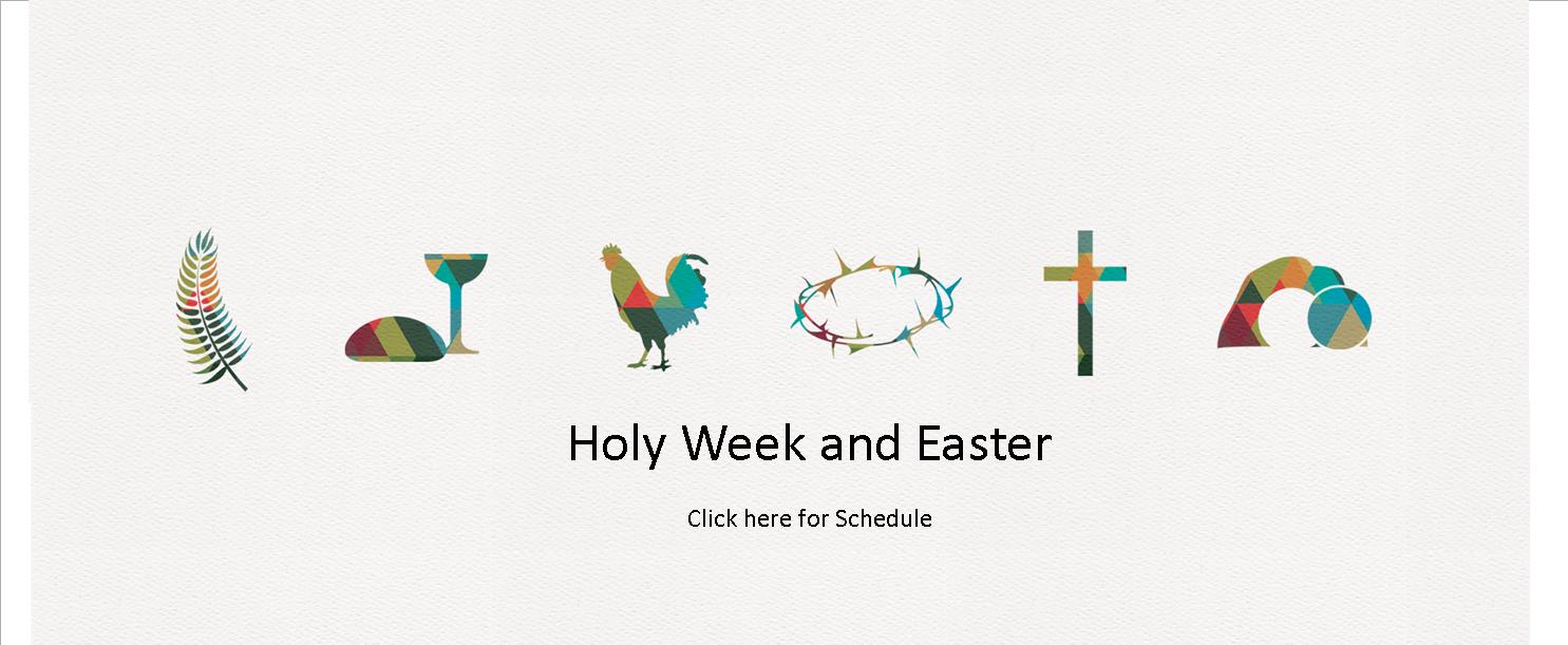Holy Week And Easter
