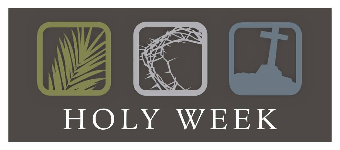 Holy Week Blessings Palm Leaf, Thorn Crown And Cross