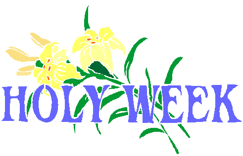 Holy Week Flower In Background