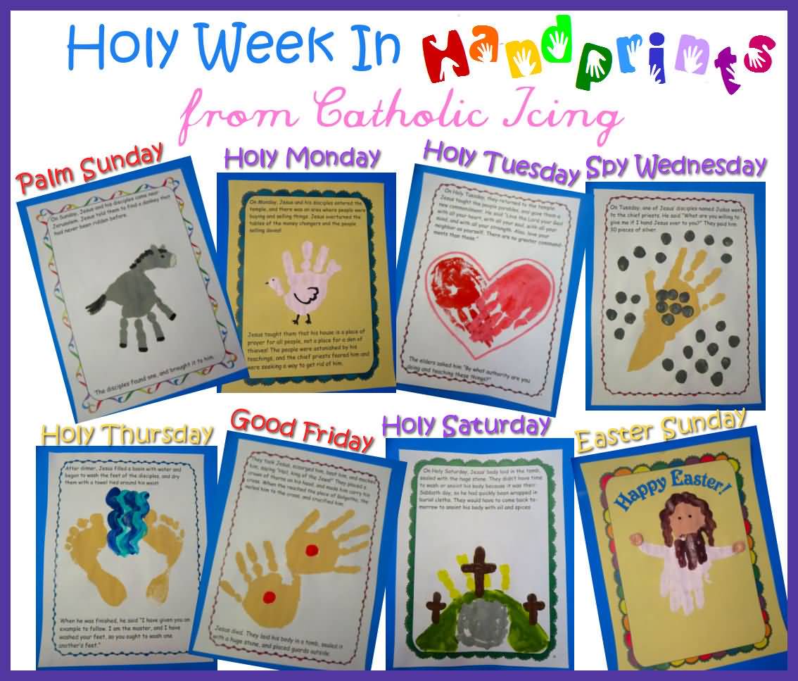 Holy Week In Handprints