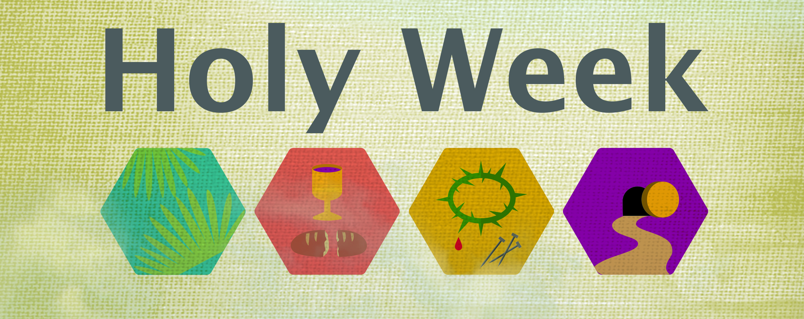 Holy Week Symbols Facebook Cover Picture