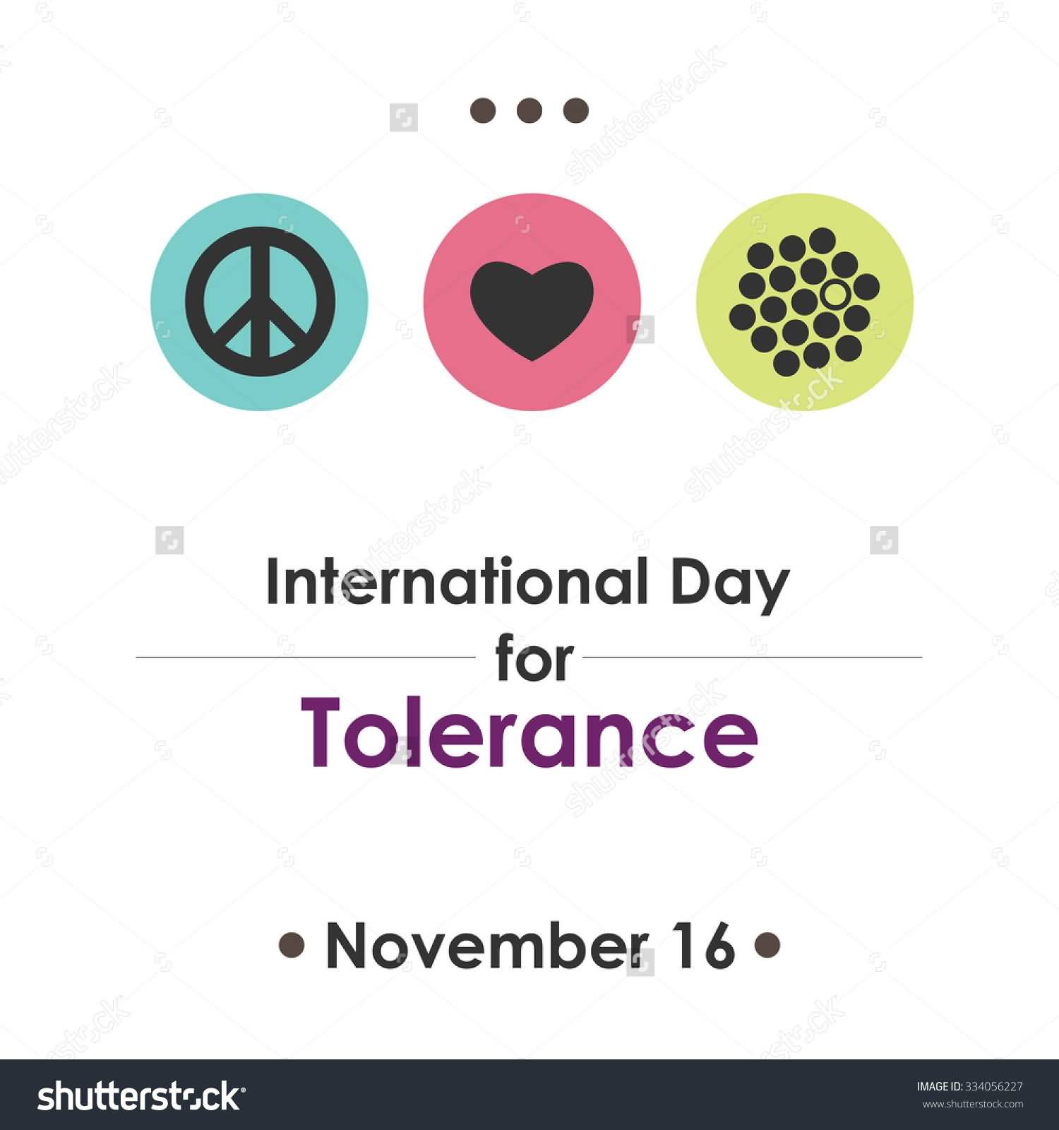 International Day For Tolerance November 16 Card