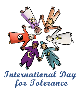 International Day For Tolerance People Of Different Religions Joining Hands Clipart