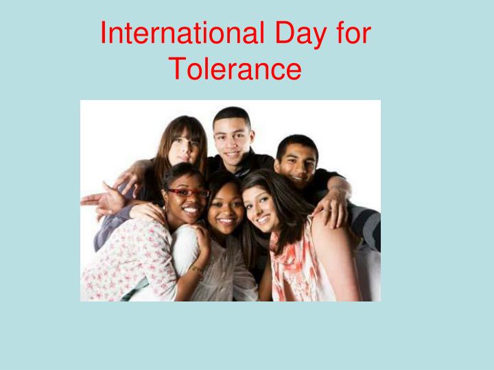 International Day For Tolerance Picture