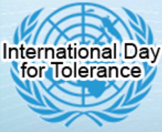 International Day For Tolerance UN Logo In Background