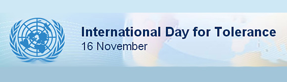 International Day for Tolerance 16 November Header Image