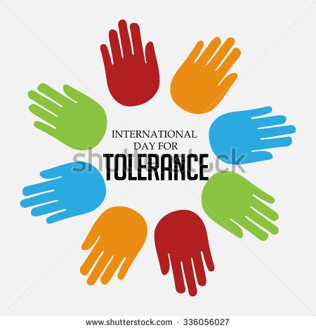 International Day for Tolerance Hand Prints