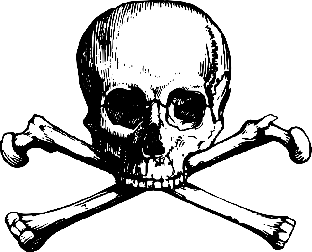 Latest Pirate Skull With Crossbone Tattoo Design