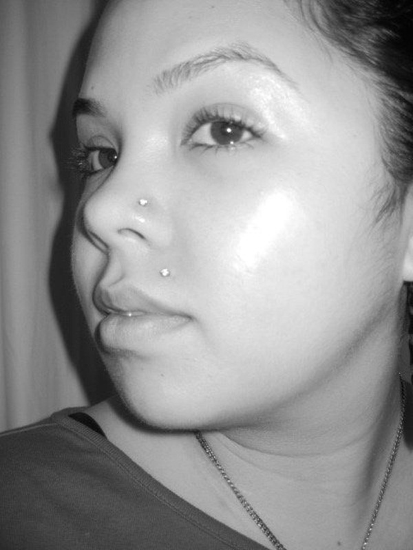 Left Nostril And Madonna Piercing Picture