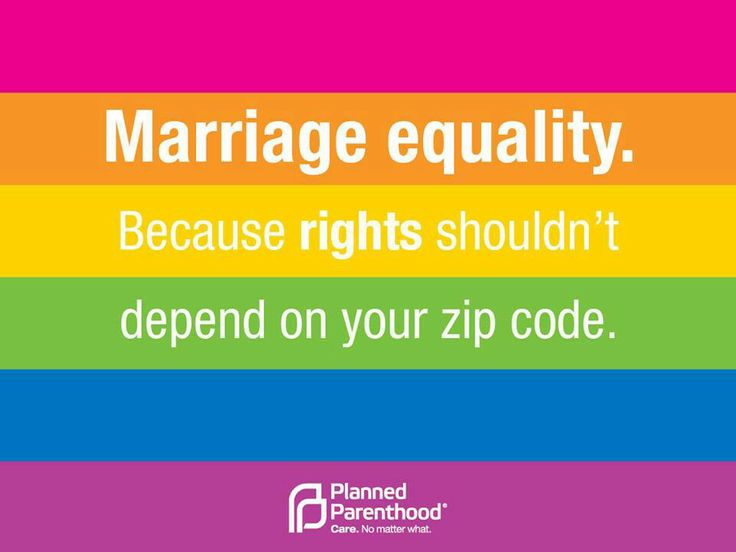 Marriage equality because rights shouldn't depend on your zip code.