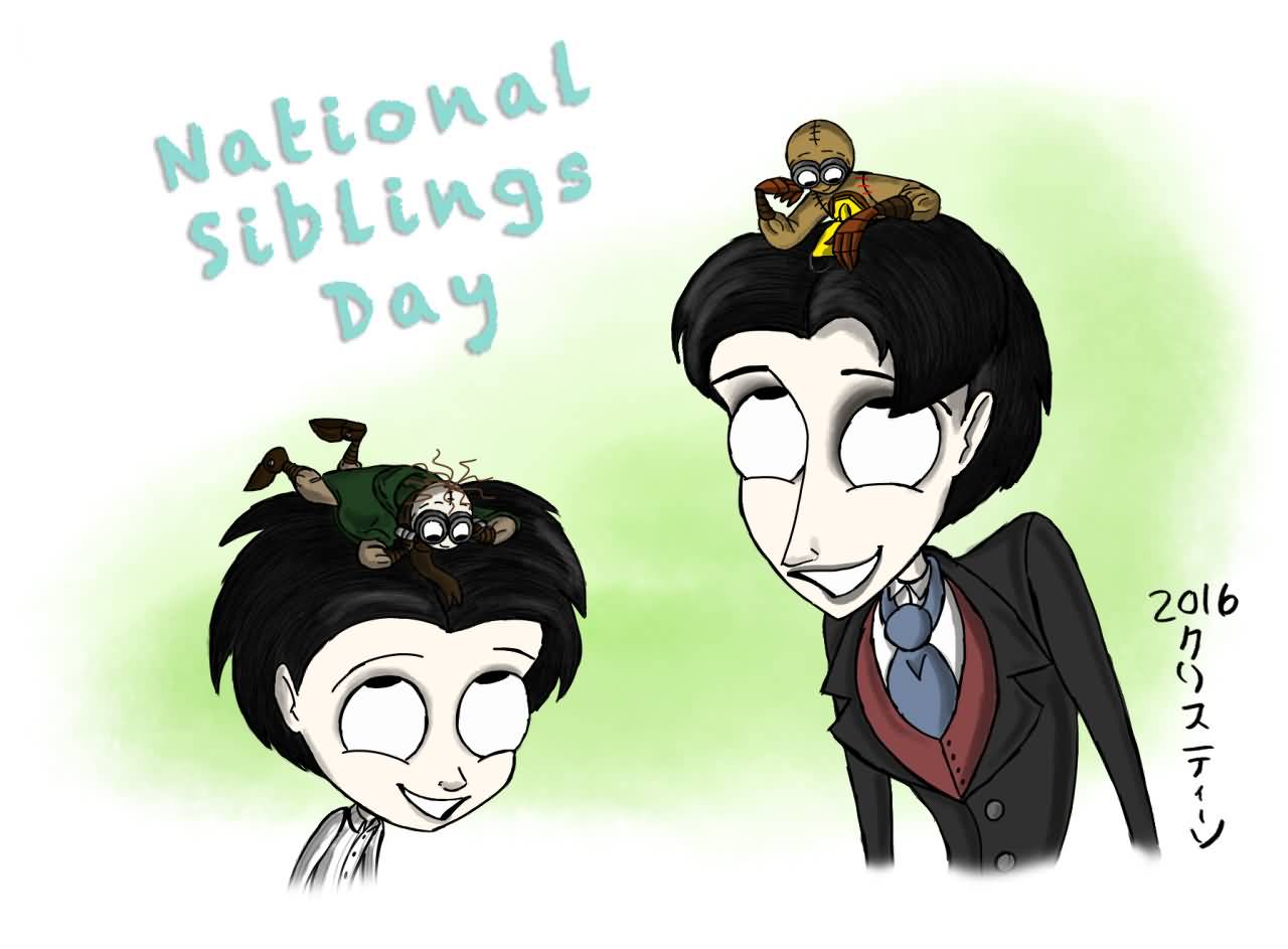 National Siblings Day Greetings Picture For Facebook